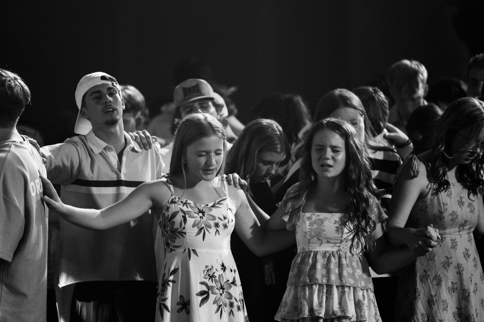 Students celebrating together