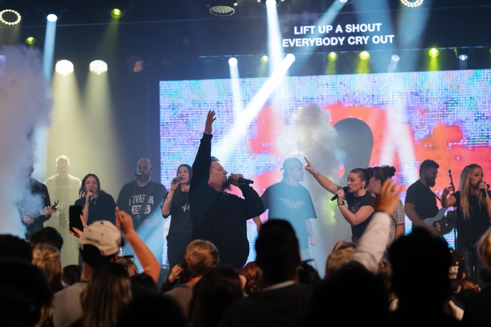 Invasion Worship leading Lift Up a Shout at Invasion 2026