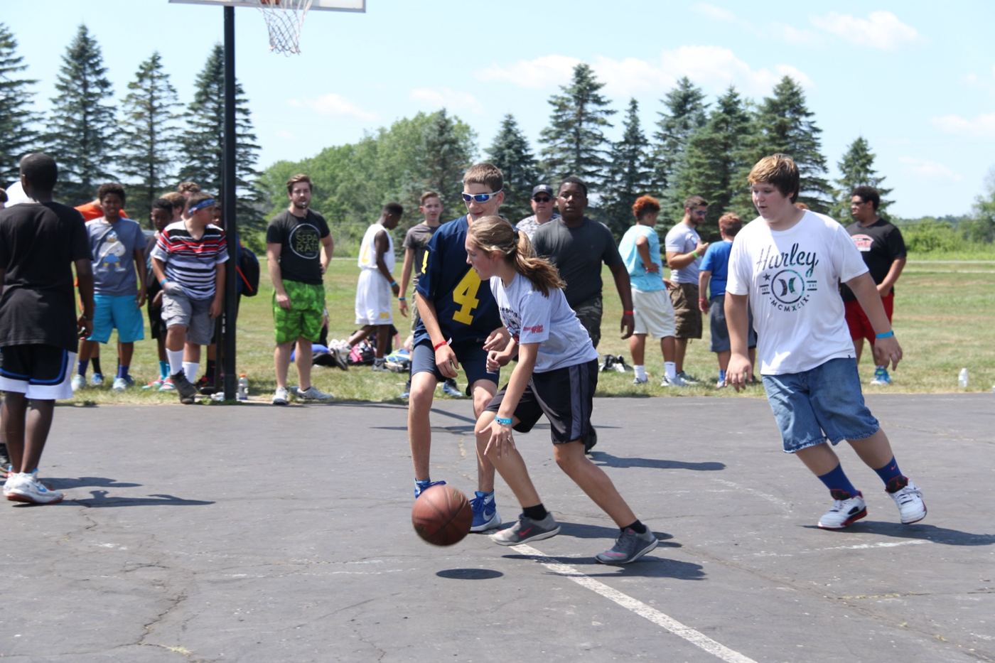 Pickup basketball in 2016