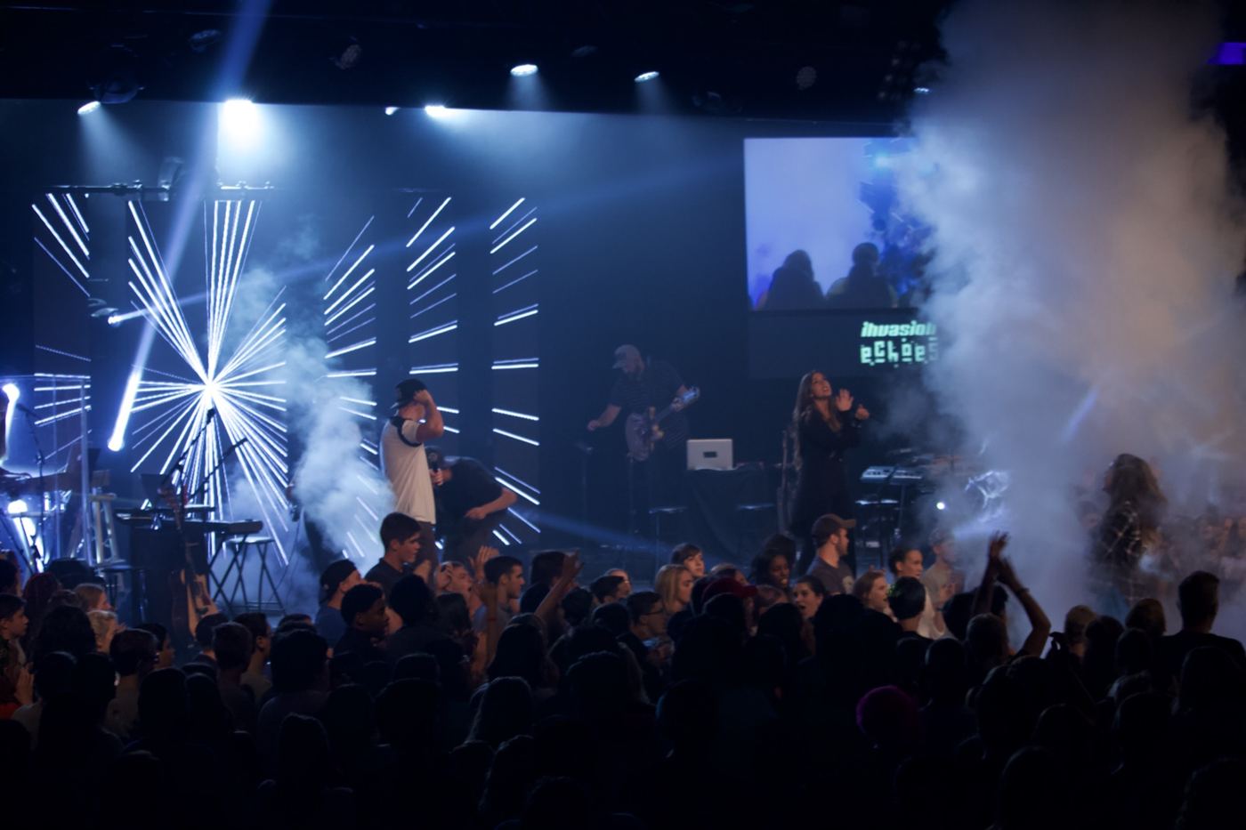 The Echoes stage in 2016